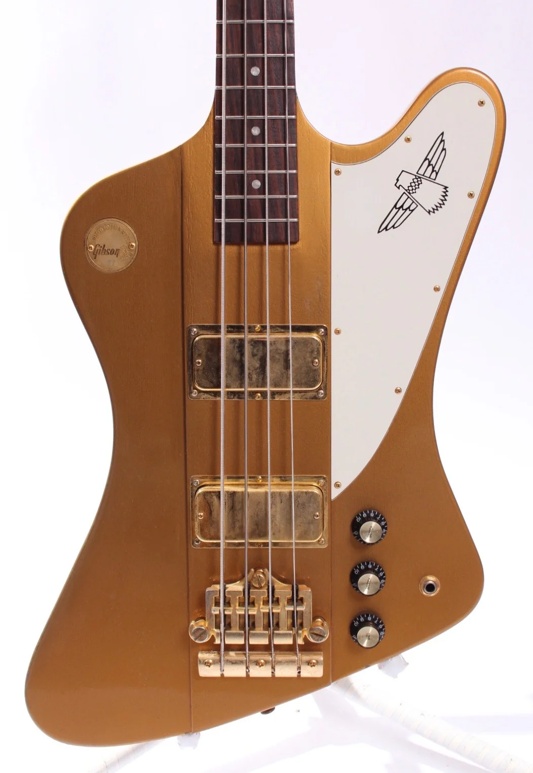 2013 Gibson Thunderbird 50th Anniversary Medallion bullion gold - Image 2