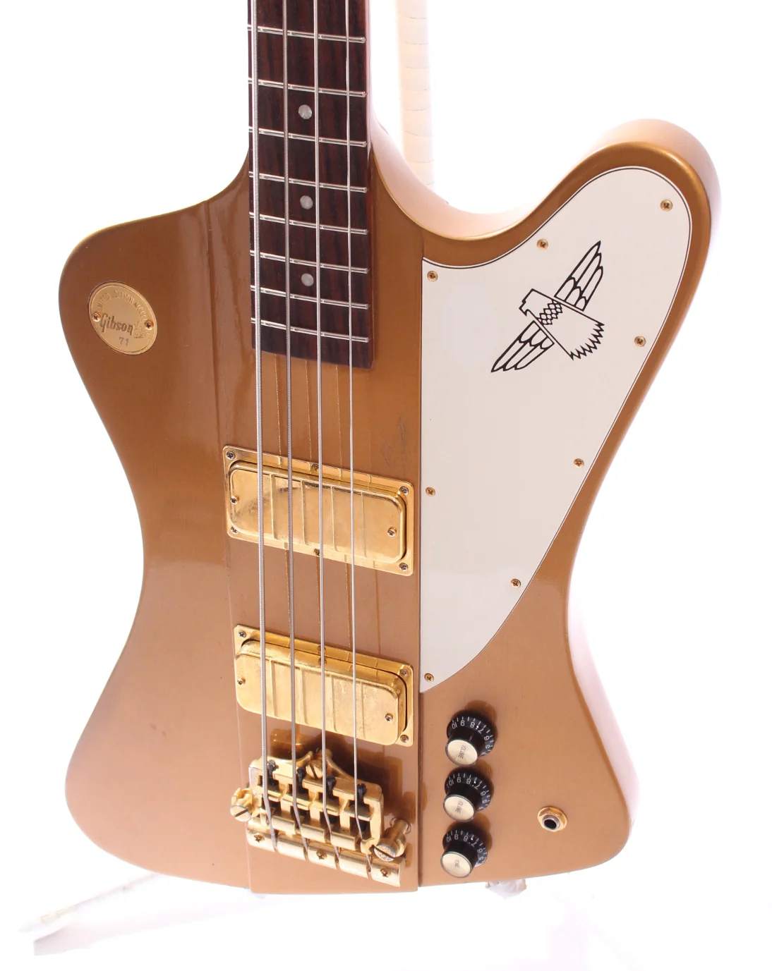 2013 Gibson Thunderbird 50th Anniversary Medallion bullion gold - Image 3