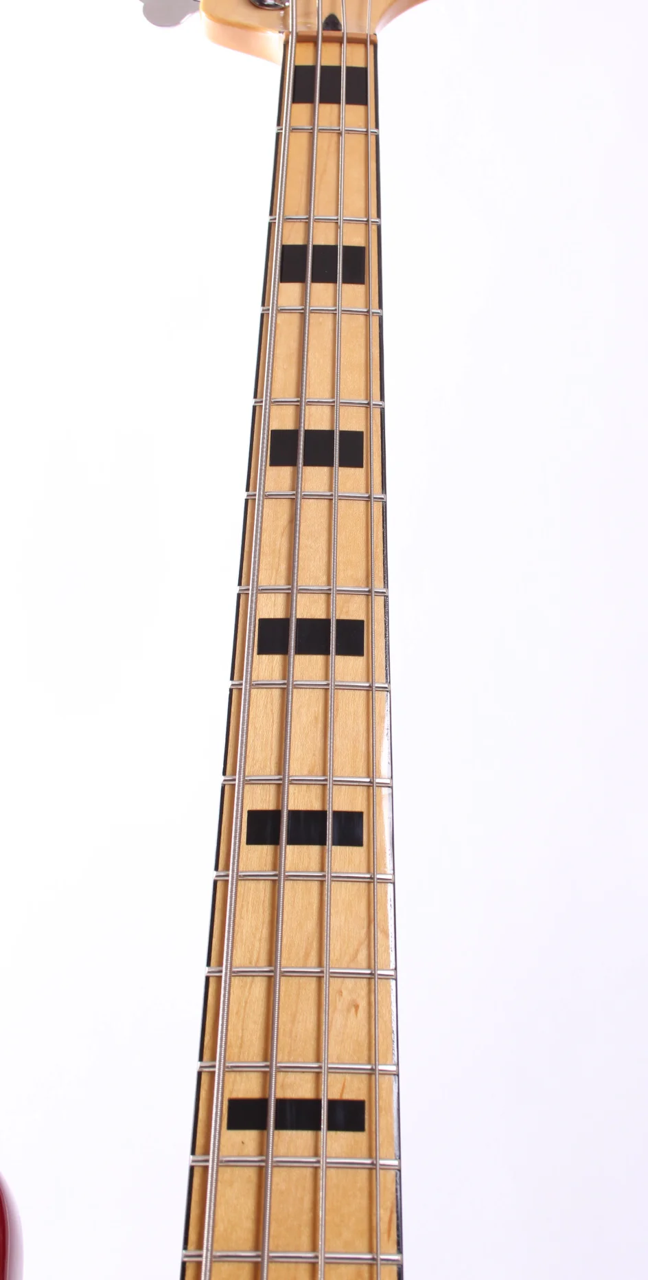 2013 Squier Vintage Modified Jazz Bass 70s candy apple red - Image 4