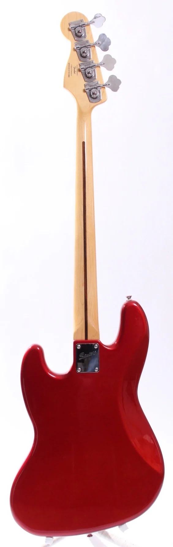 2013 Squier Vintage Modified Jazz Bass 70s candy apple red - Image 6