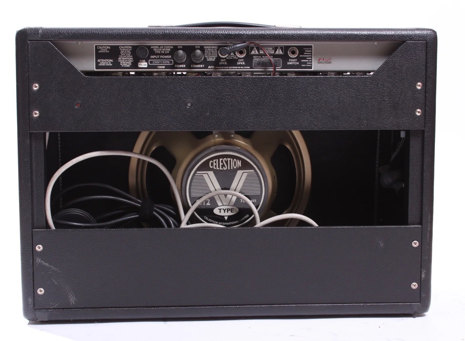 2014 Fender 68 Custom Deluxe Reverb silverface - Image 4