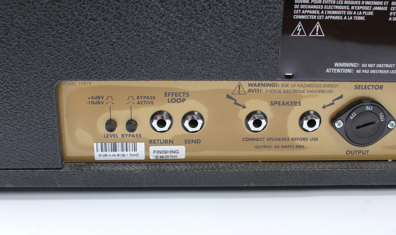 2014 Marshall 1987x Vintage Reissue Plexi black - Image 7