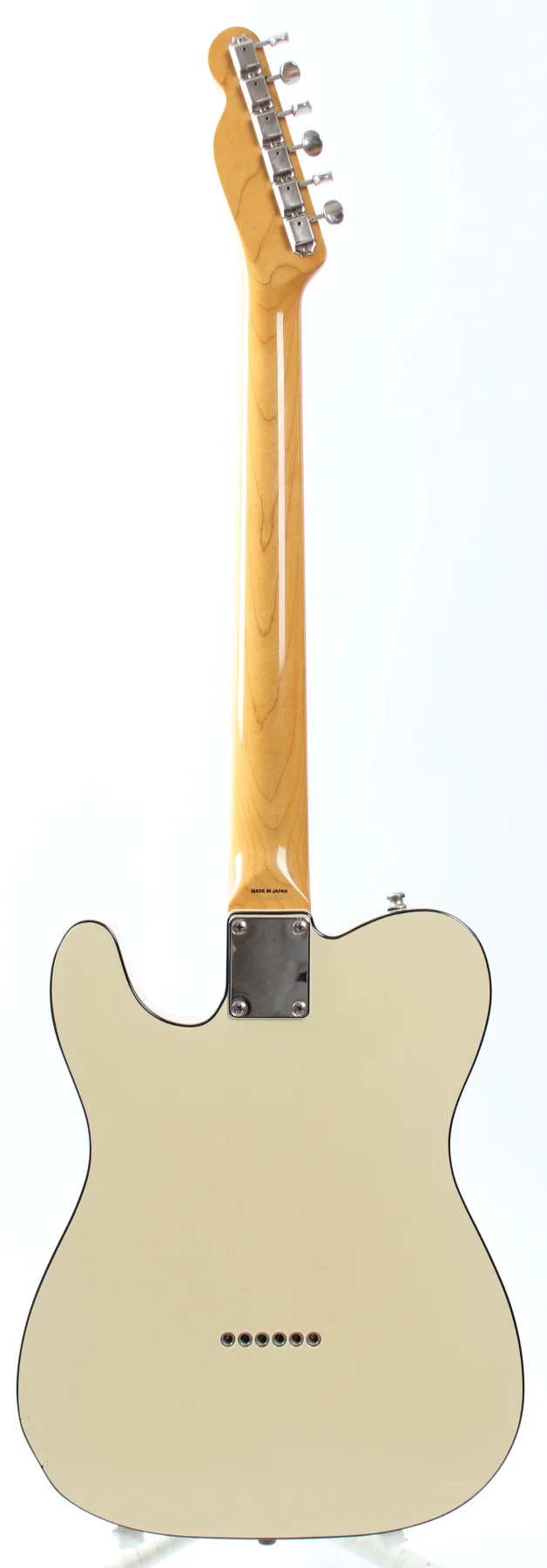 2015 Fender Custom Telecaster 62 Reissue tuxedo black binding vintage white - Image 6
