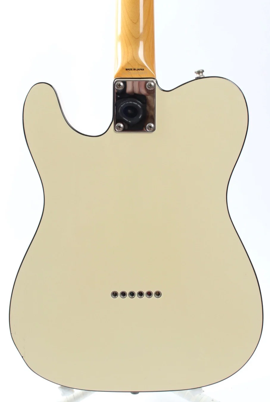 2015 Fender Custom Telecaster 62 Reissue tuxedo black binding vintage white - Image 7