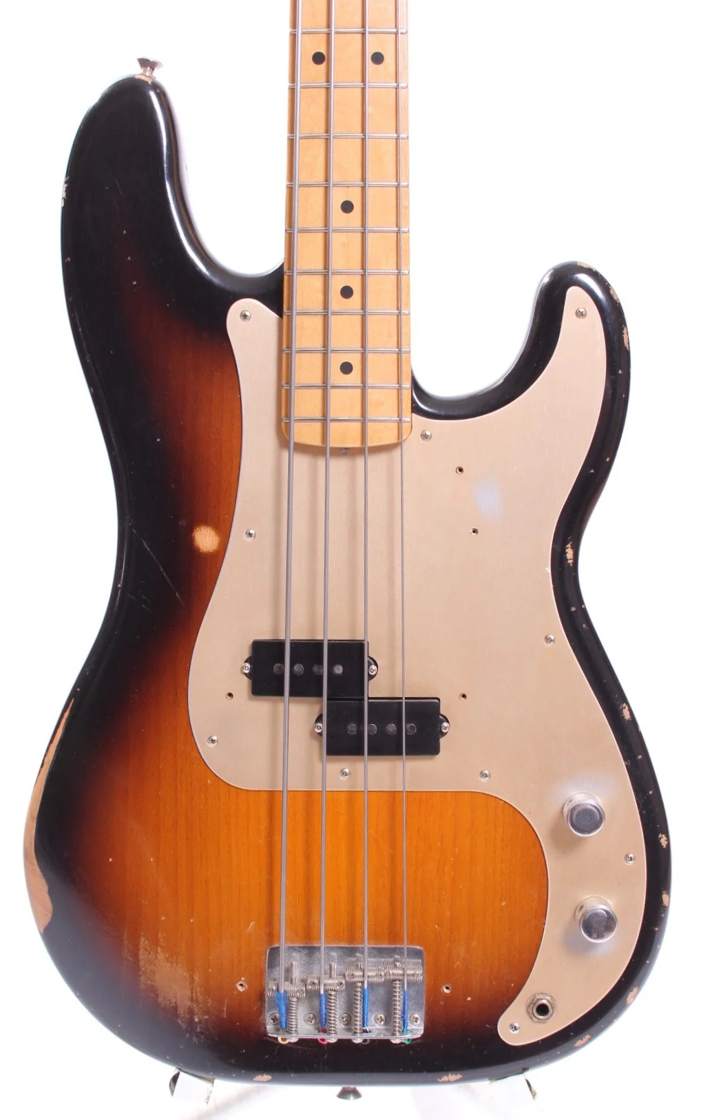 2015 Fender Precision Bass 50s Road Worn sunburst - Image 2
