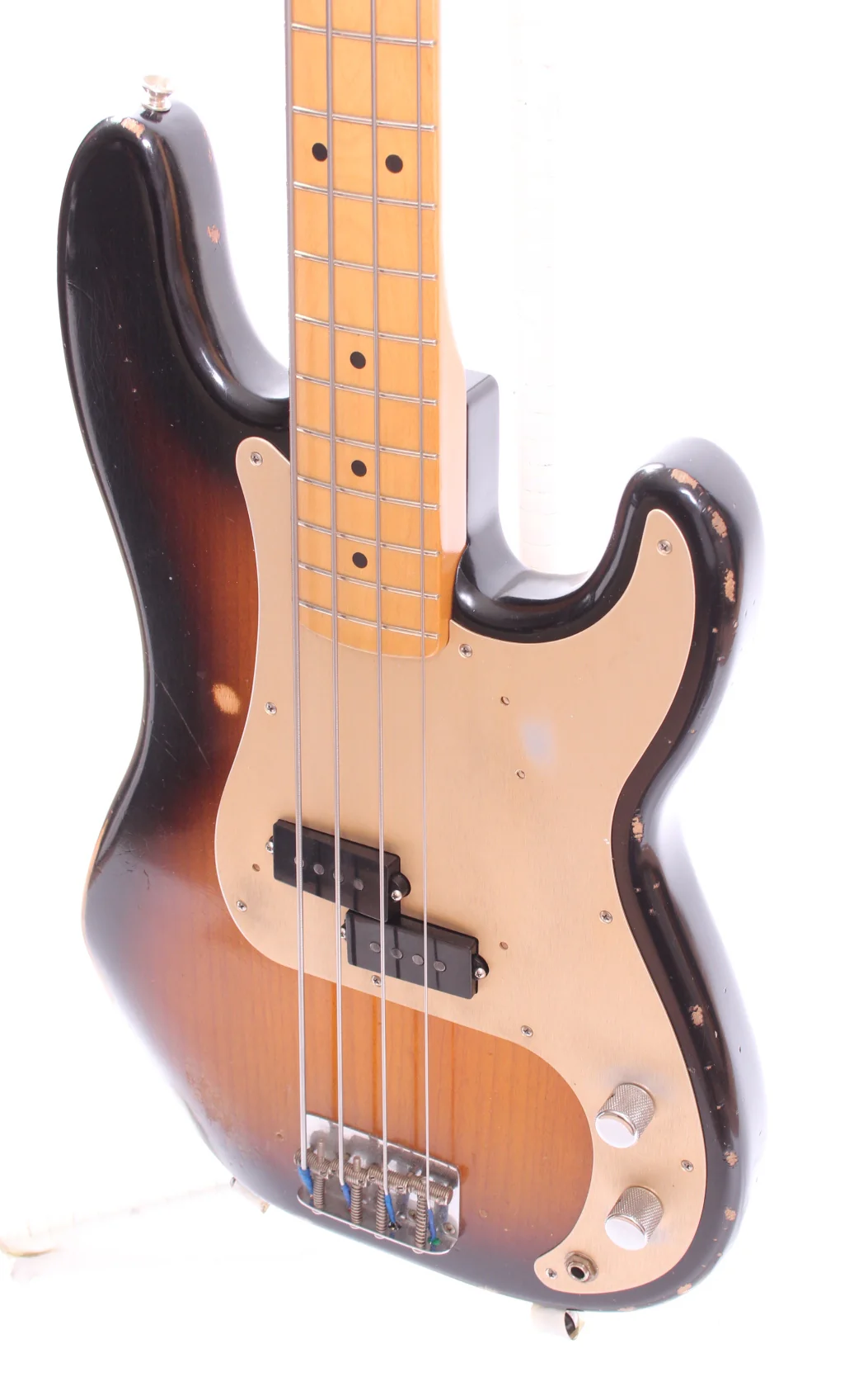 2015 Fender Precision Bass 50s Road Worn sunburst - Image 3