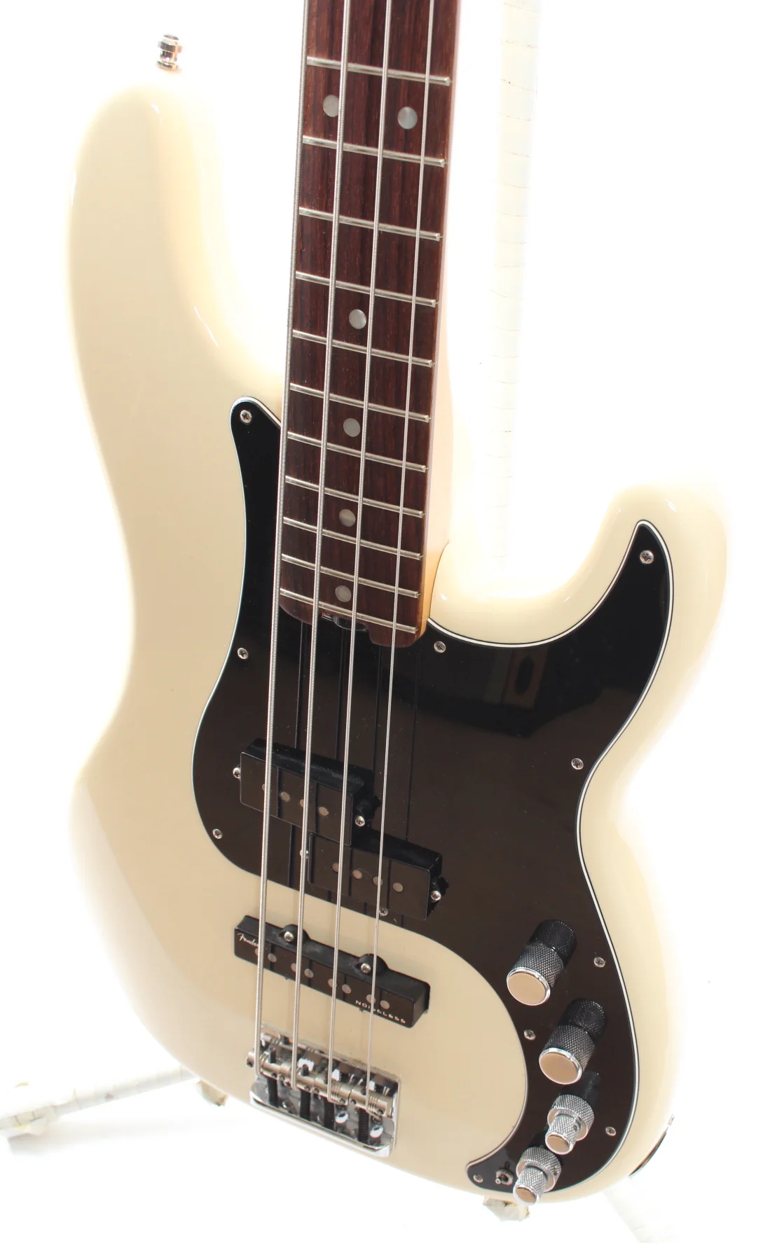 2015 Fender Precision Bass American Elite olympic white - Image 3