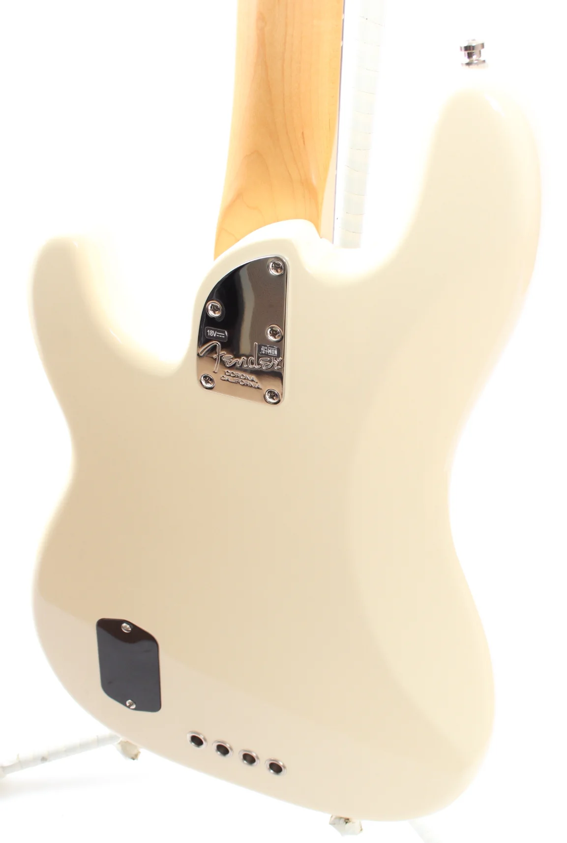 2015 Fender Precision Bass American Elite olympic white - Image 8