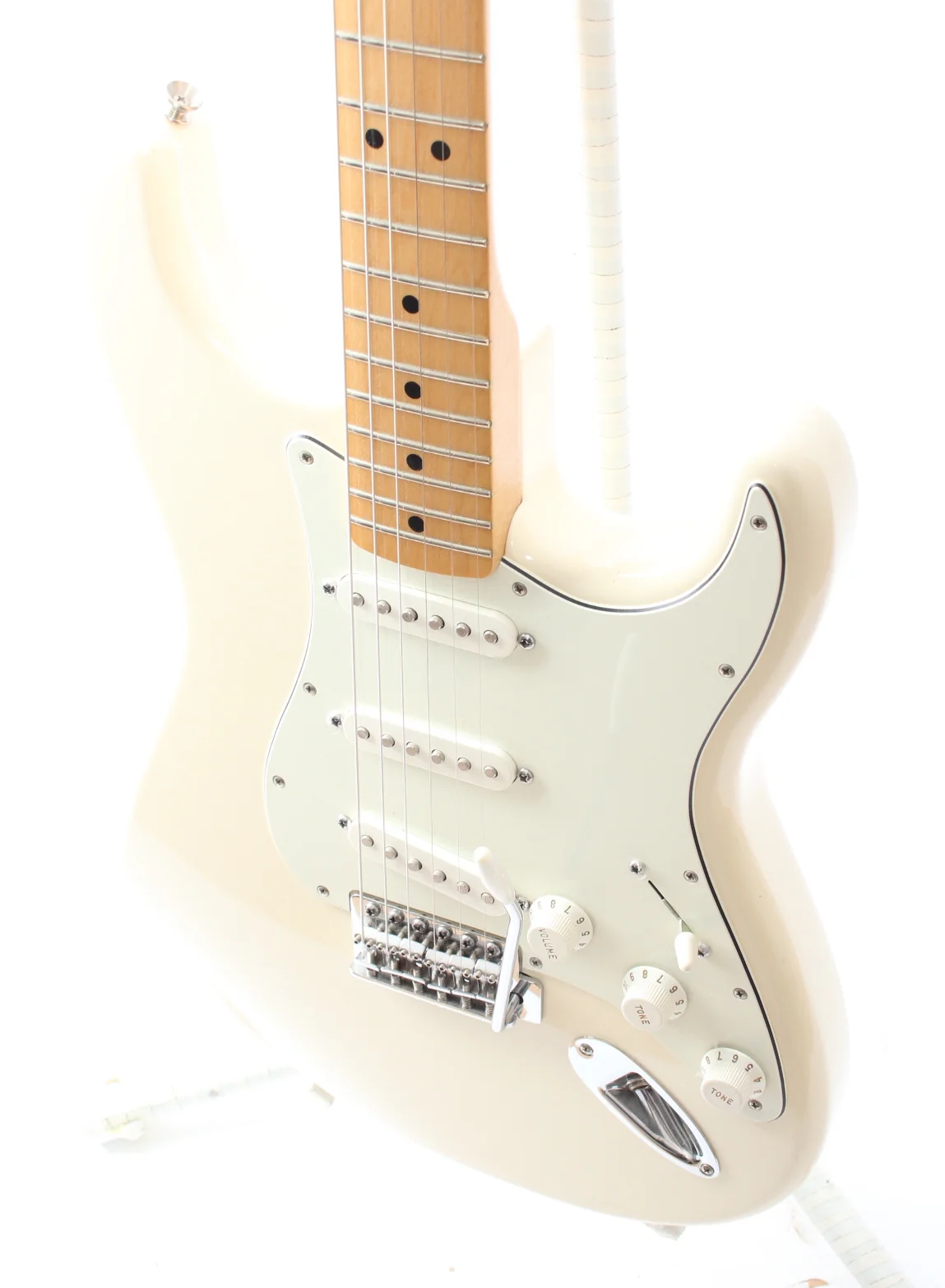 2015 Fender Stratocaster olympic white - Image 3
