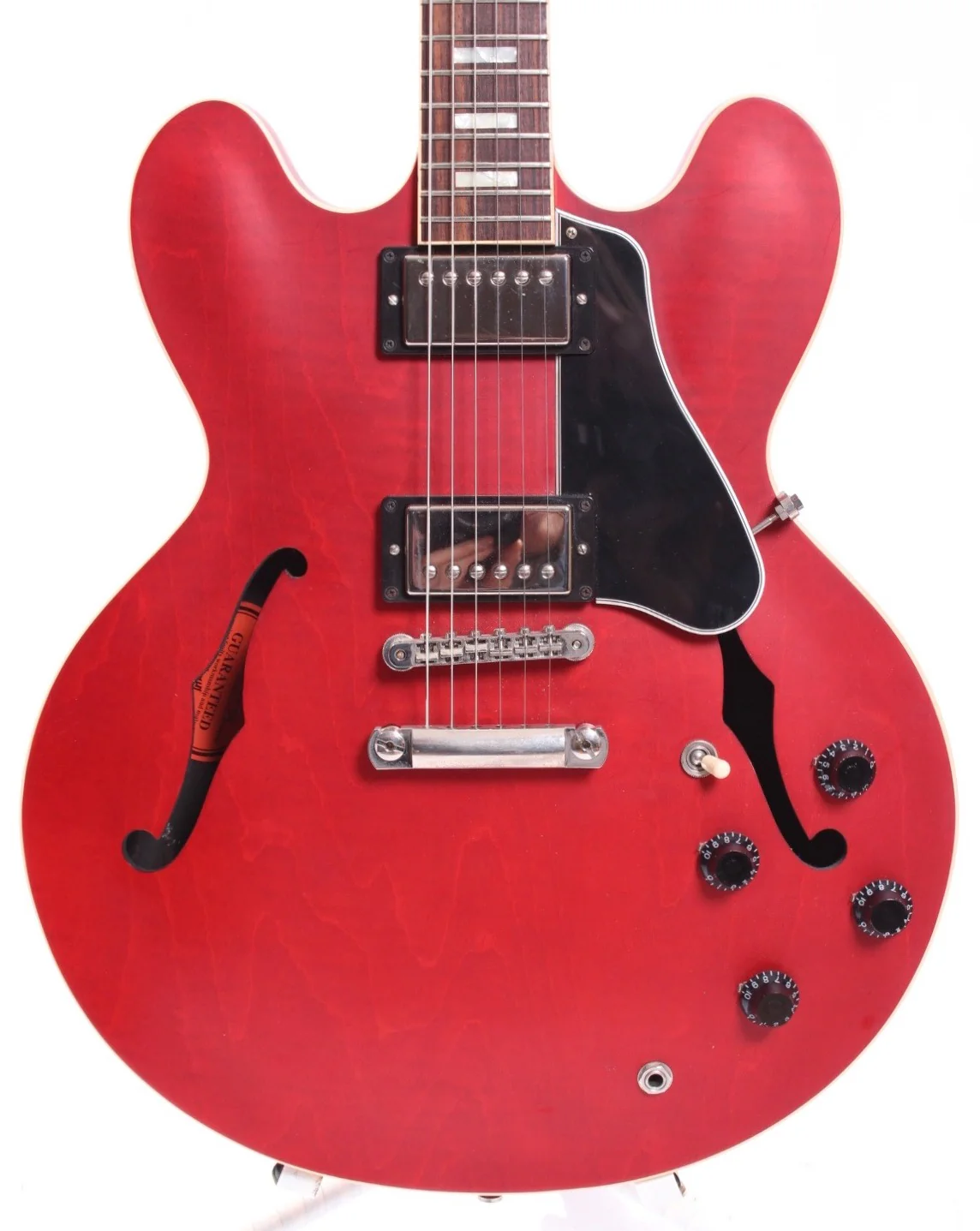 2015 Gibson ES-335 block inlay satin cherry red - Image 2