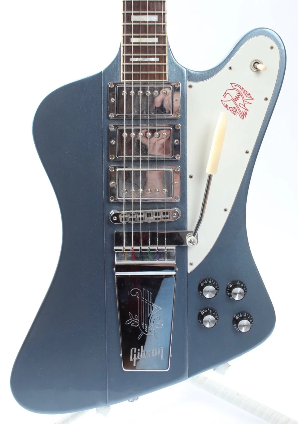 2015 Gibson Firebird VII Reissue Triple Humbuckers blue mist - Image 2