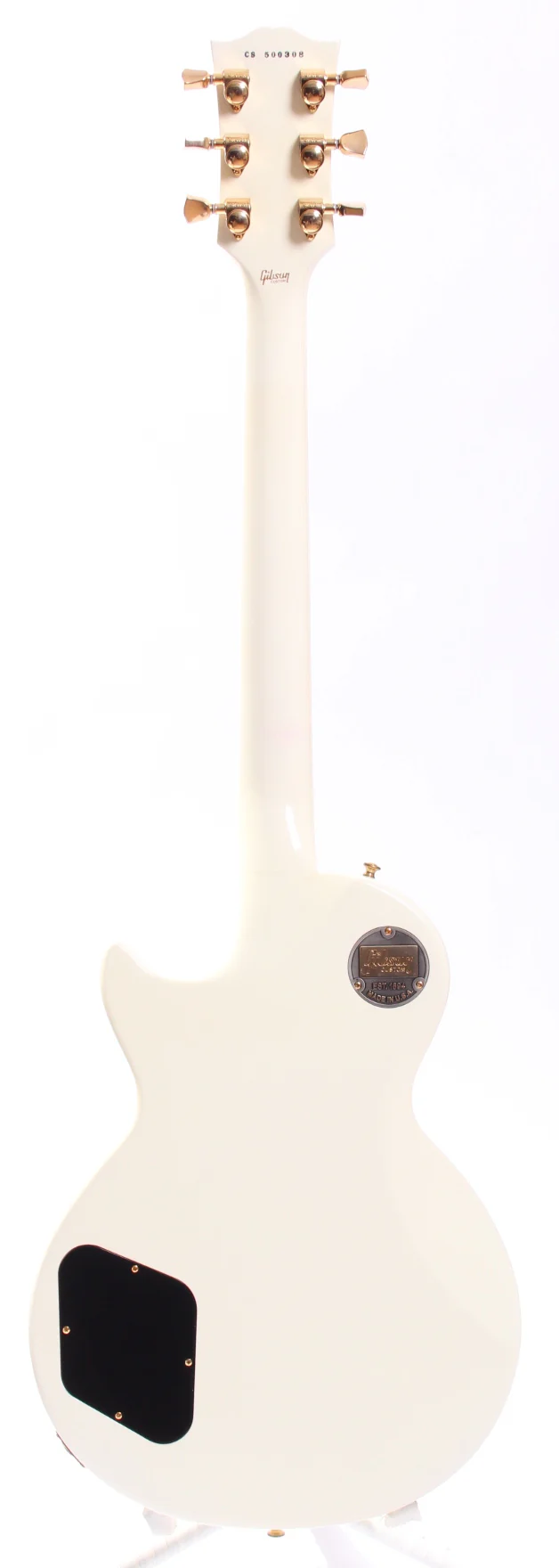 2015 Gibson Les Paul Custom Shop Axcess Stopbar alpine white - Image 6