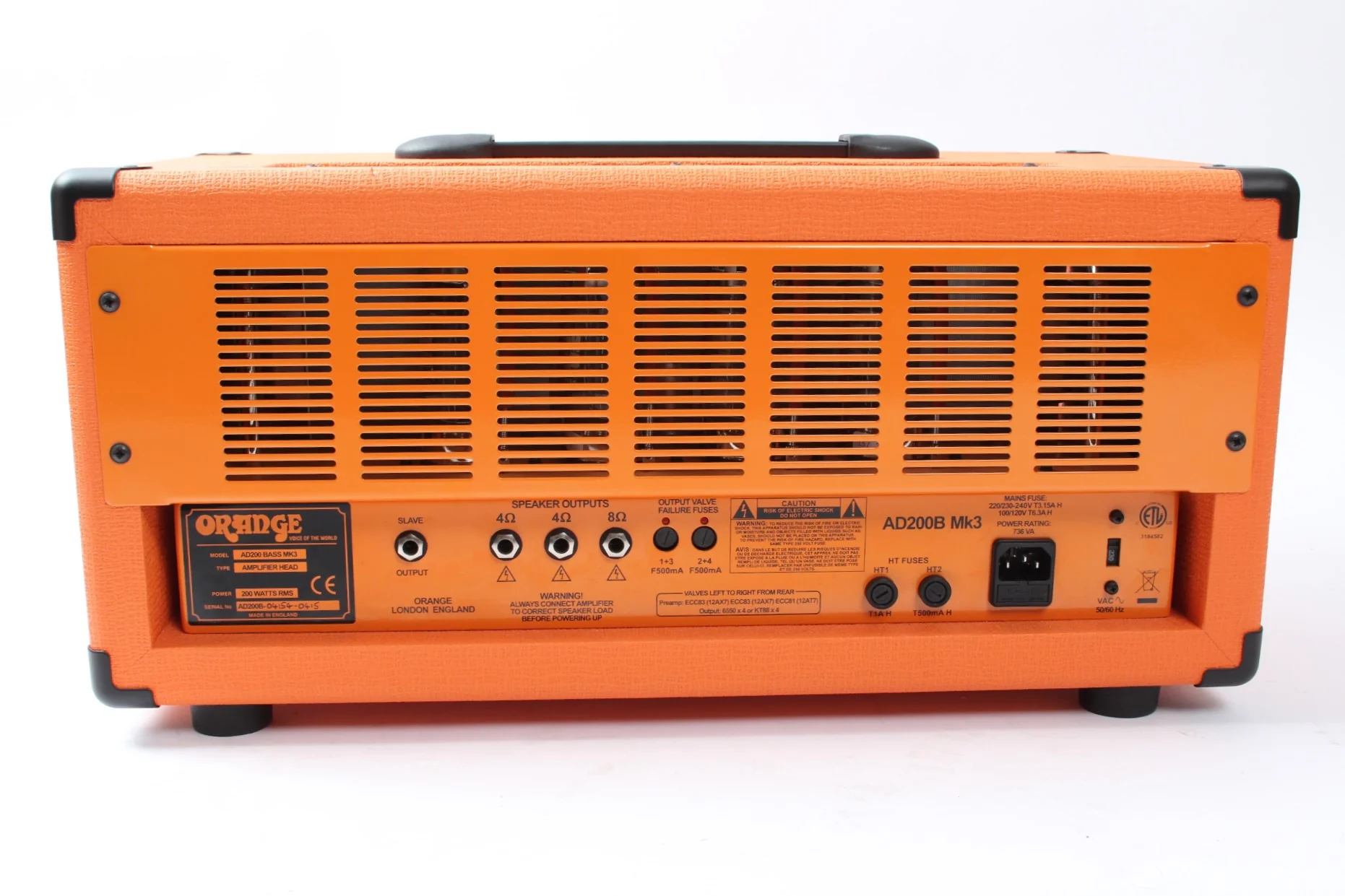 2015 Orange AD200 Bass MK3 - Image 3