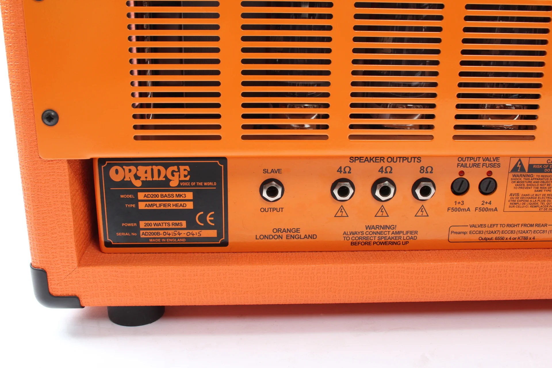 2015 Orange AD200 Bass MK3 - Image 5