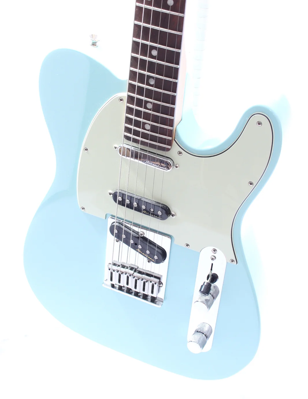 2016 Fender Deluxe Nashville Telecaster daphne blue - Image 3