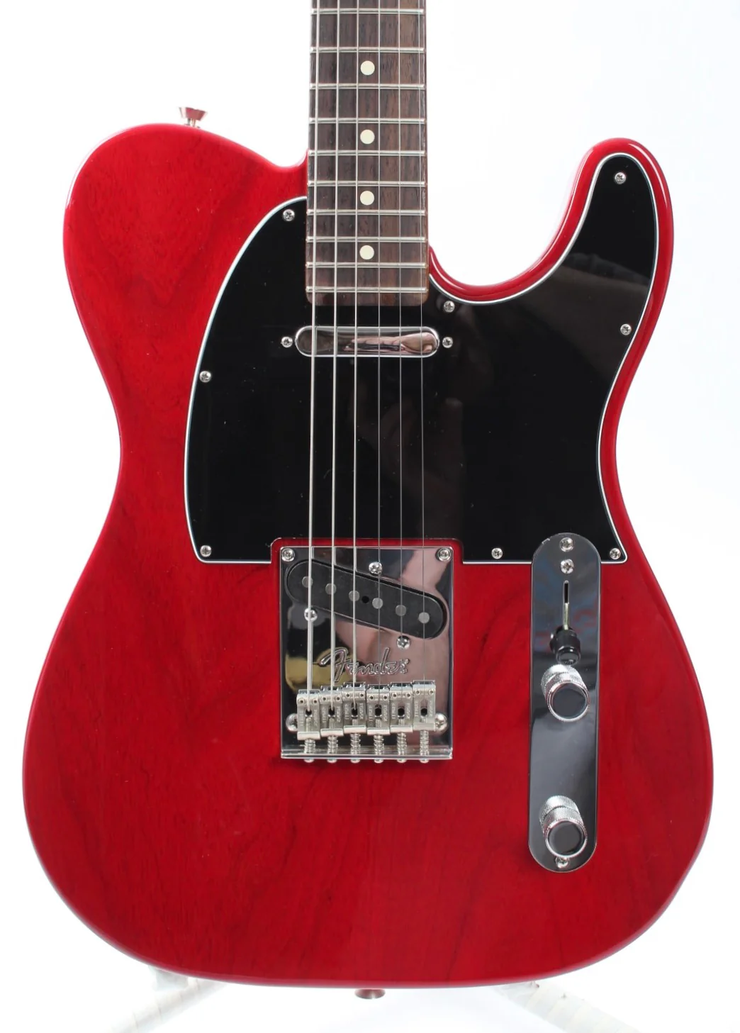 2016 Fender Telecaster American Standard crimson red transparent - Image 2