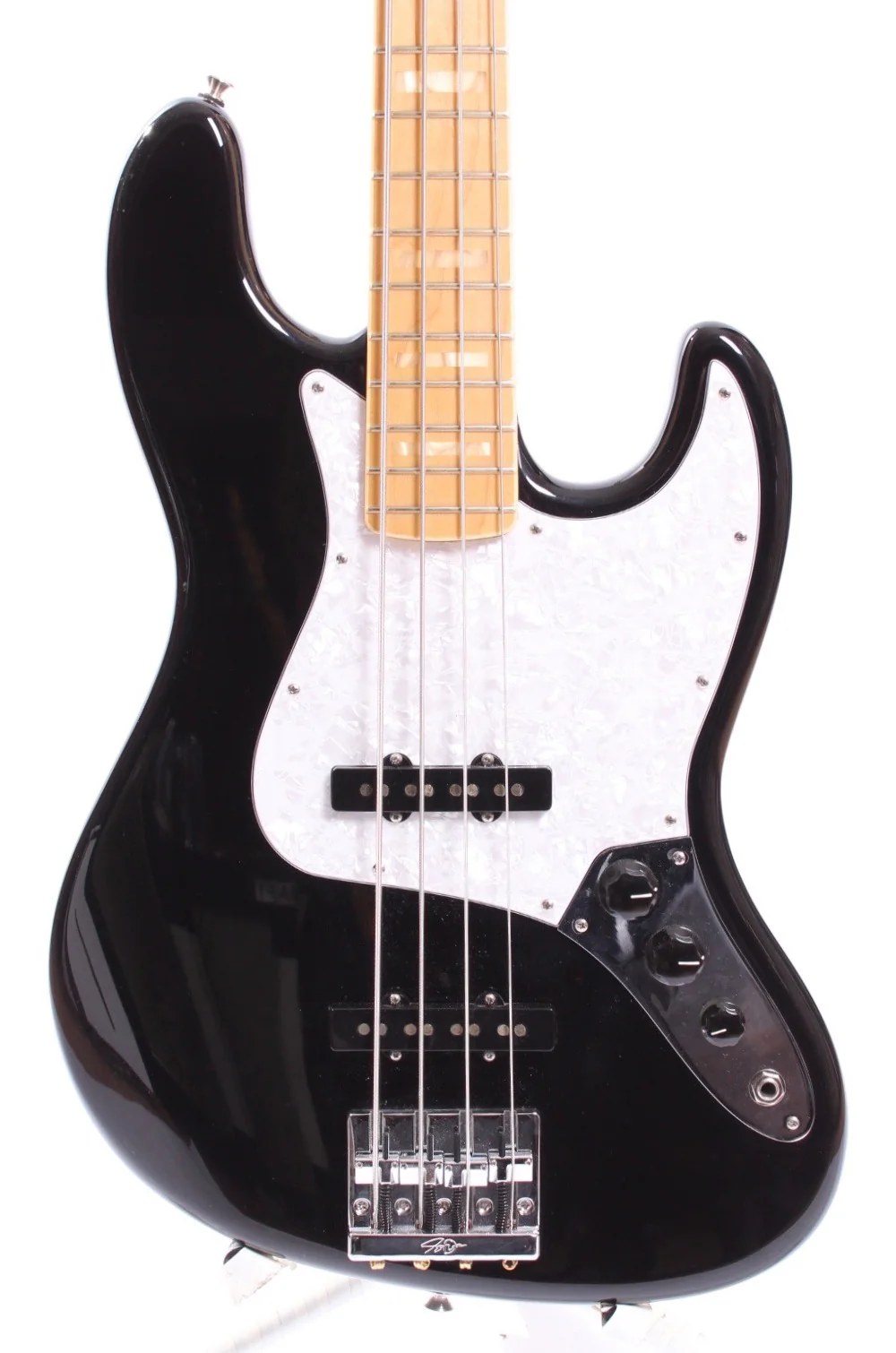 2016 Fender USA Geddy Lee Jazz Bass black - Image 2