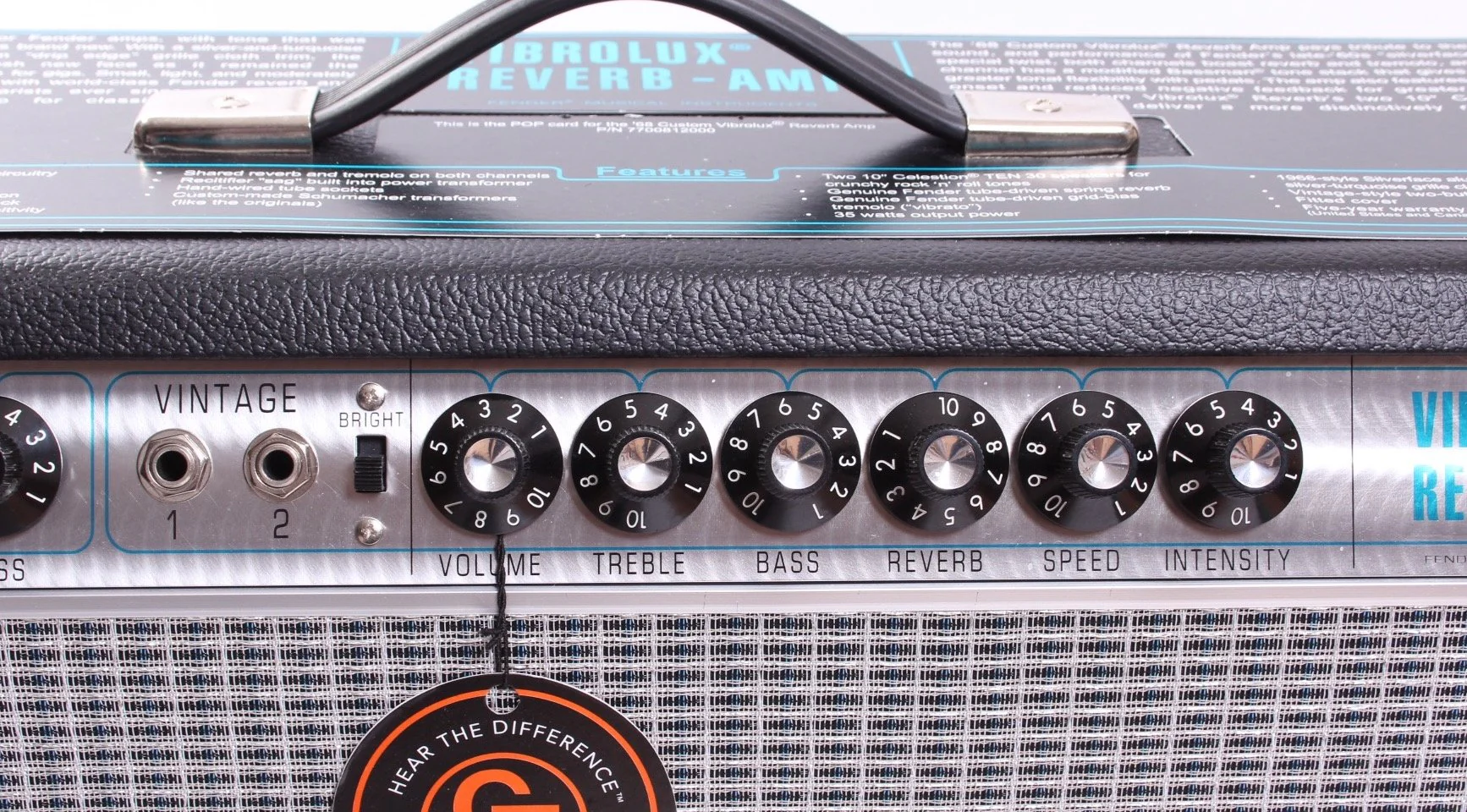 2016 Fender Vibrolux Reverb Amp - Image 4