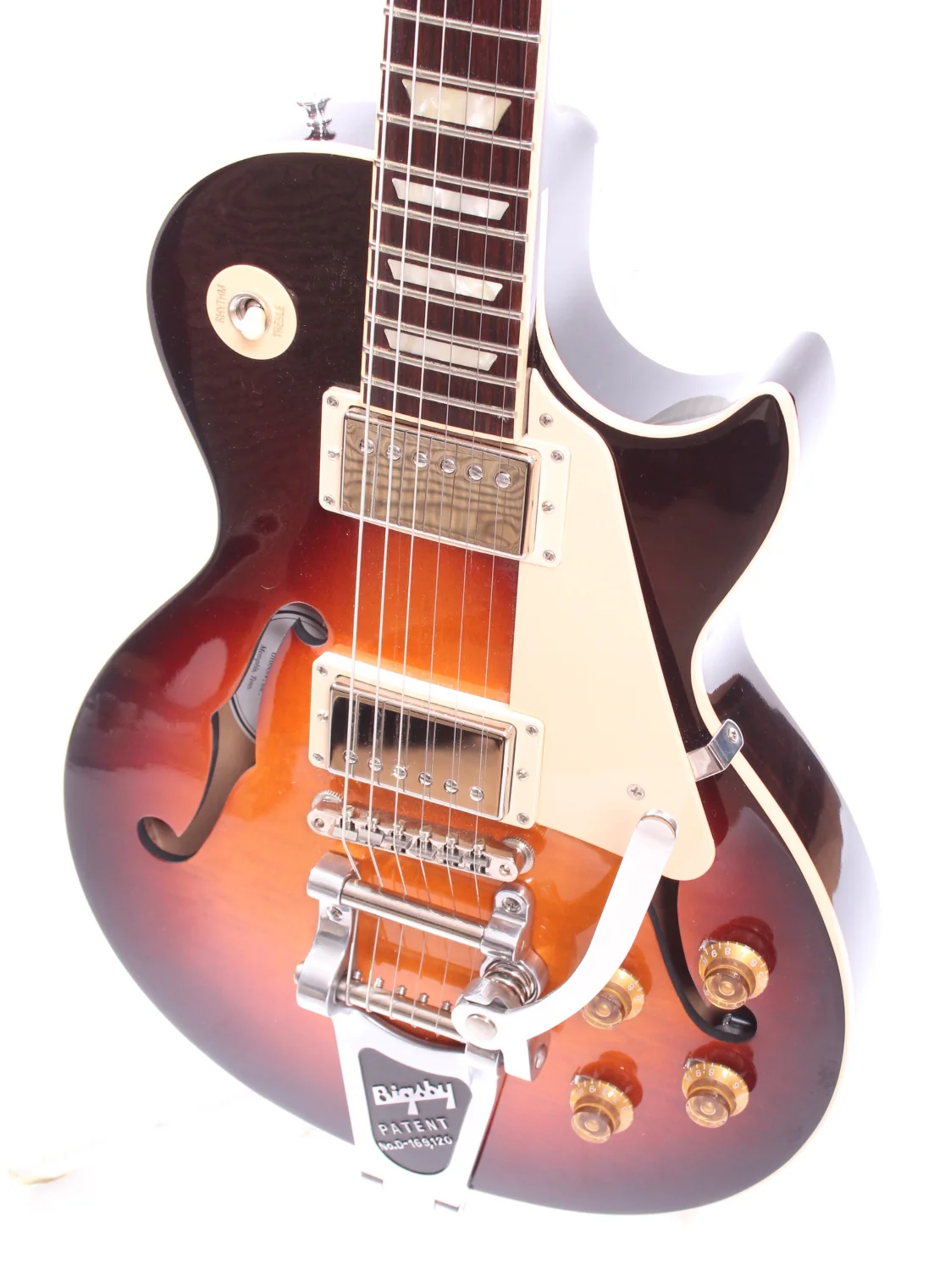 2016 Gibson ES Les Paul Bigsby bourbon burst - Image 3