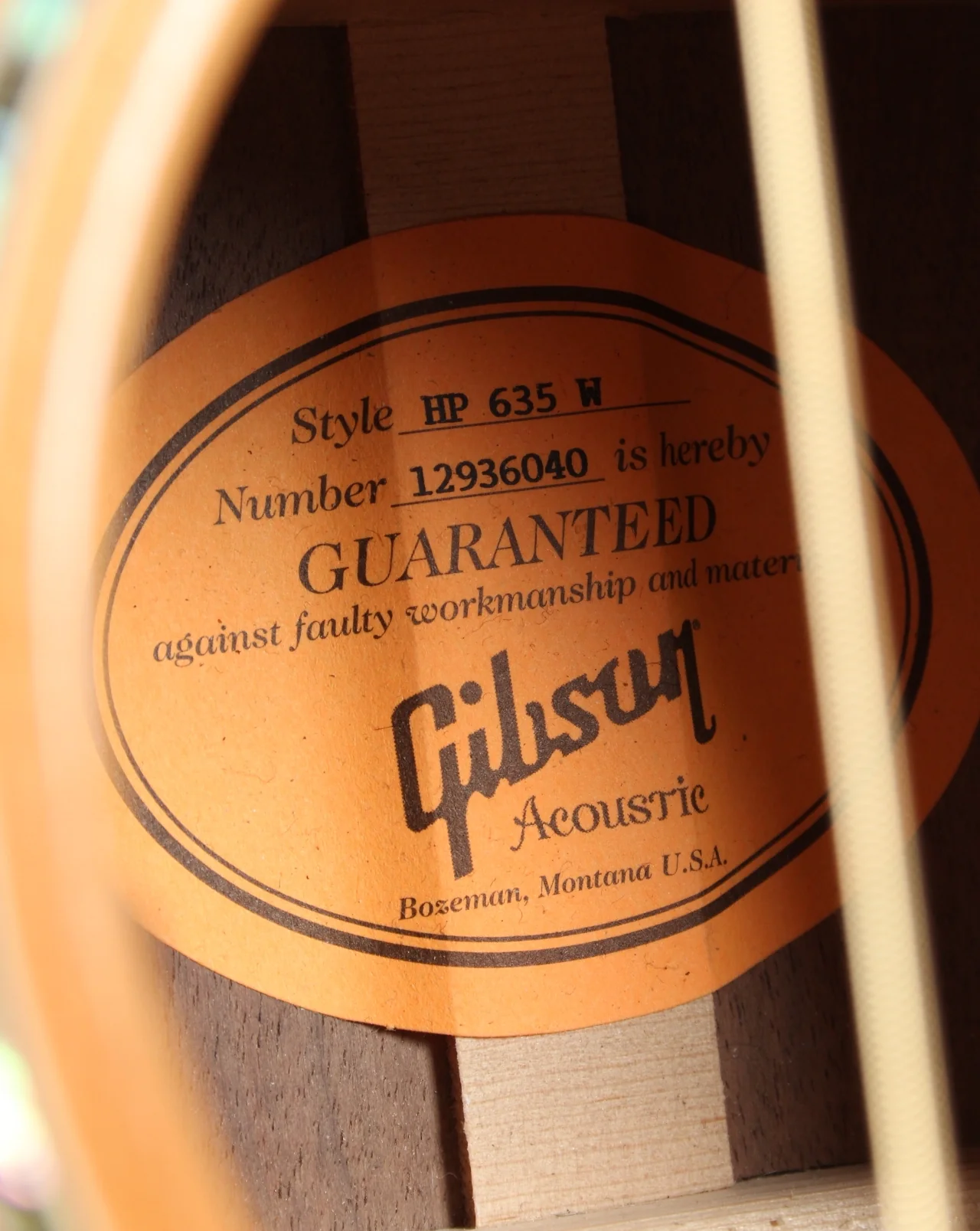 2016 Gibson HP 635 W antique natural - Image 11