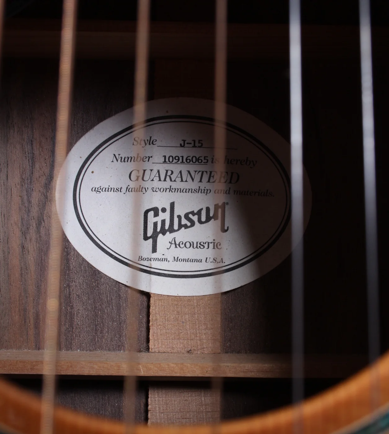 2016 Gibson J-15 antique natural - Image 11