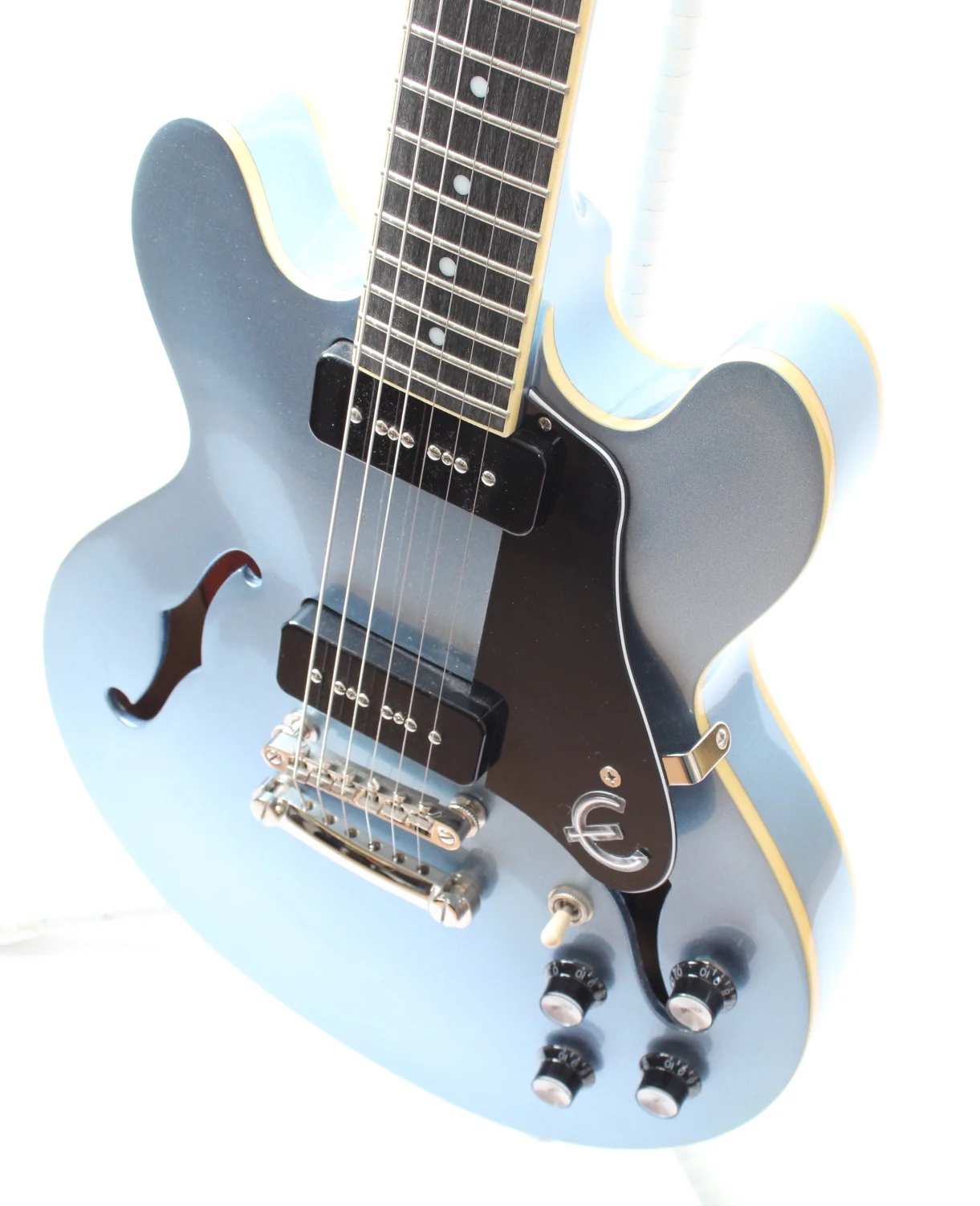 2017 Epiphone ES-339 P90 Pro PL pelham blue - Image 3