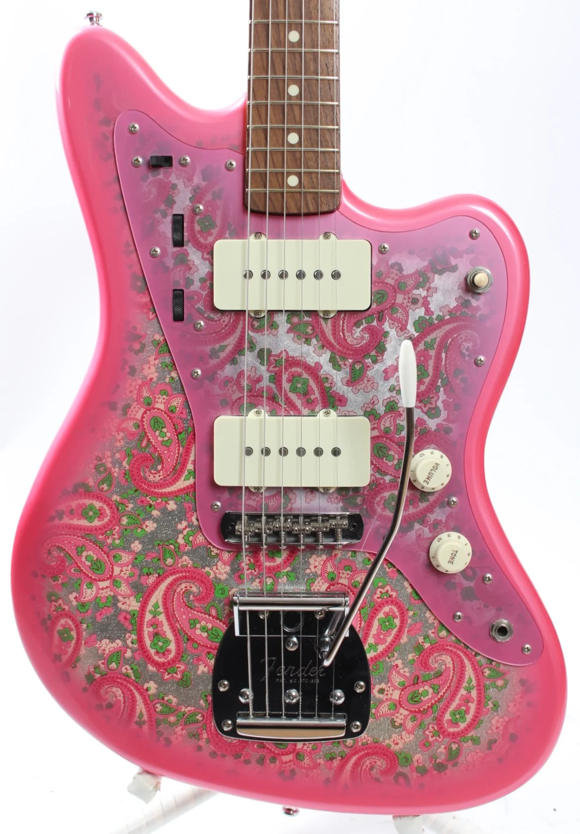2017 Fender Fender Jazzmaster Traditional 60s pink paisley - Image 2