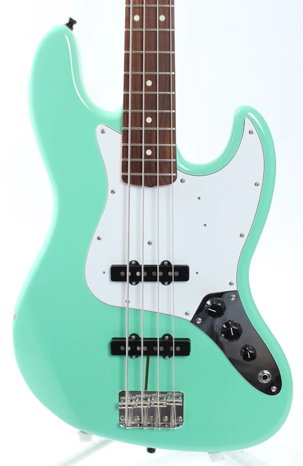 2017 Fender Jazz Bass Hybrid 60s surf green - Image 2