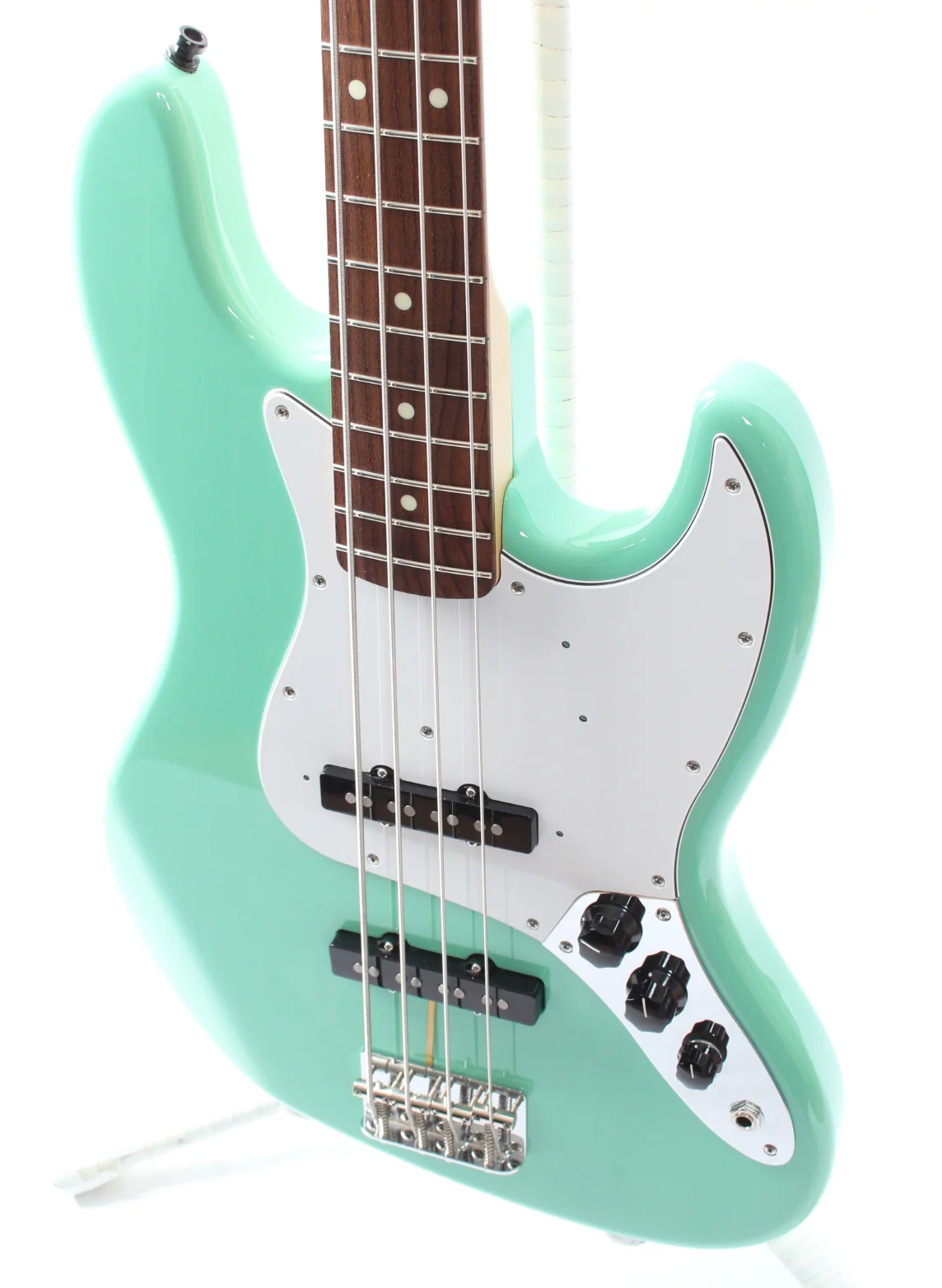 2017 Fender Jazz Bass Hybrid 60s surf green - Image 3