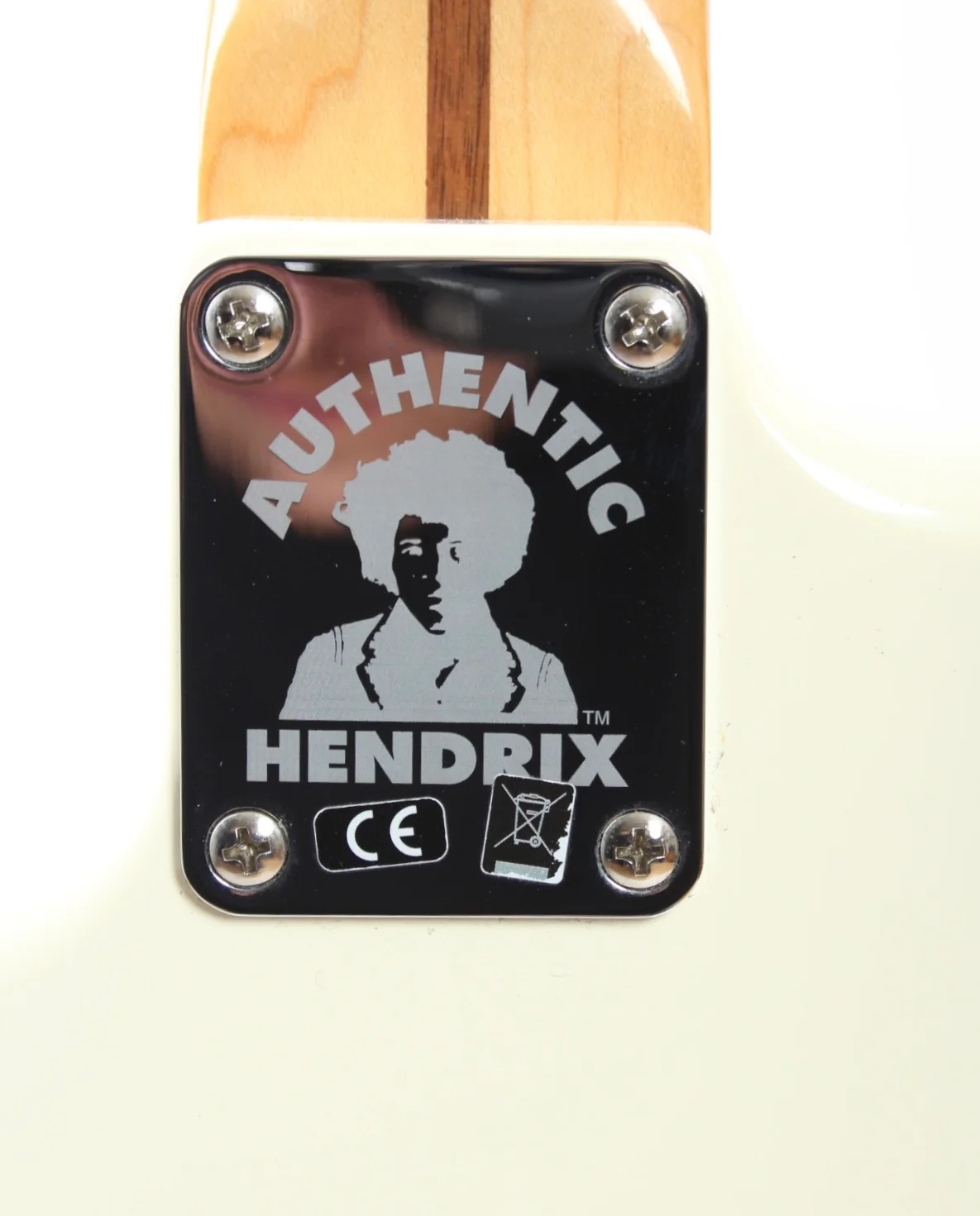 2017 Fender Jimi Hendrix Stratocaster olympic white - Image 9