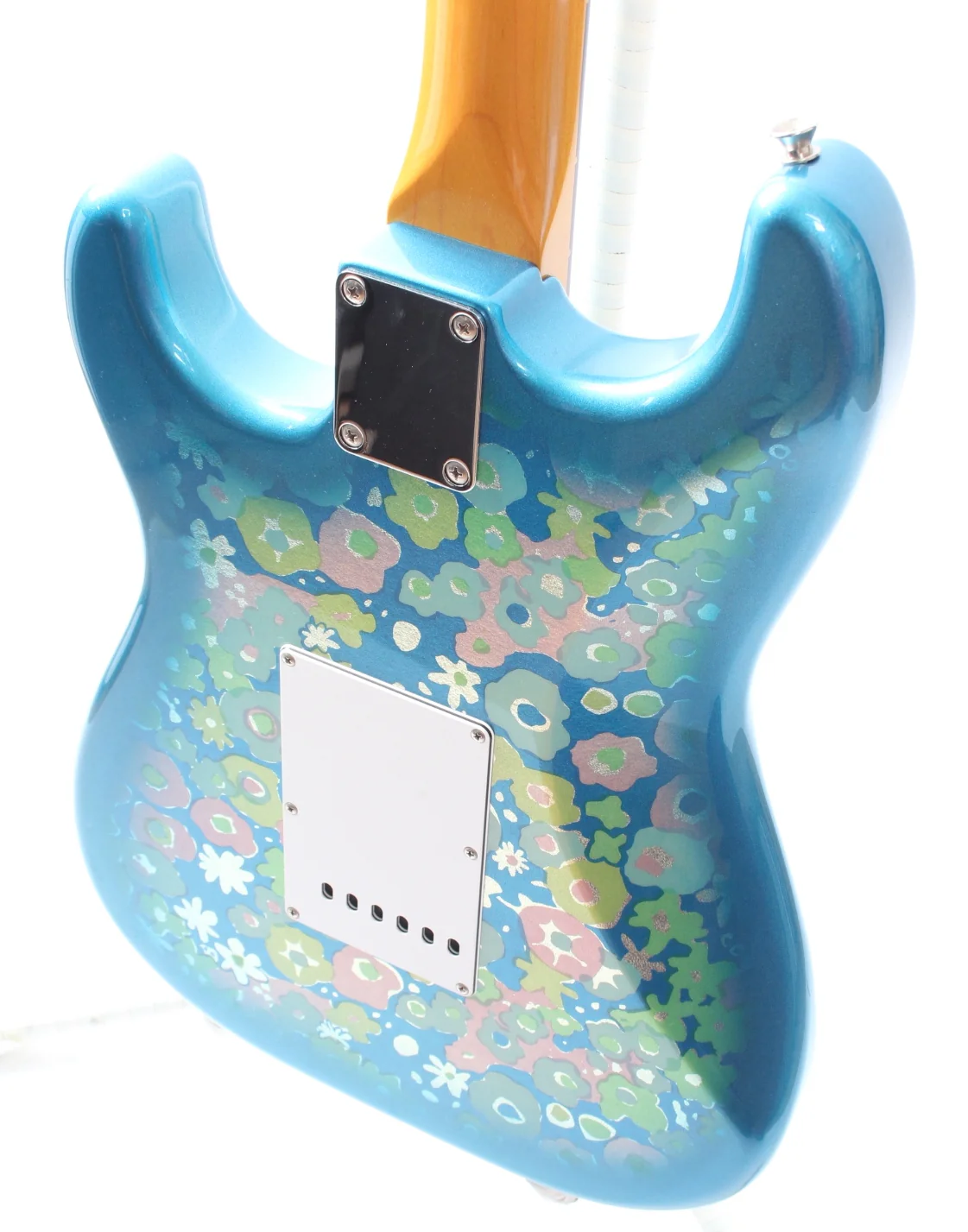 2017 Fender Stratocaster Traditional 60s blue flower - Image 8