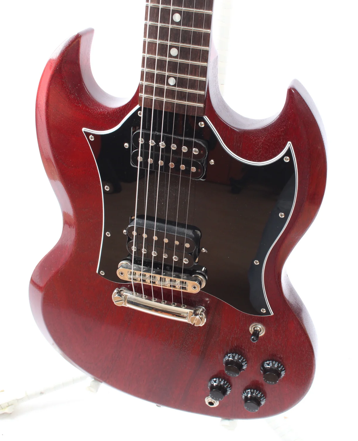2017 Gibson SG Faded T worn cherry red - Image 3