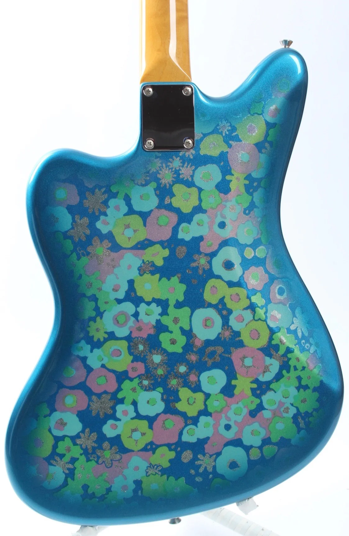 2018 Fender Jazzmaster Traditional 60s blue flower - Image 7