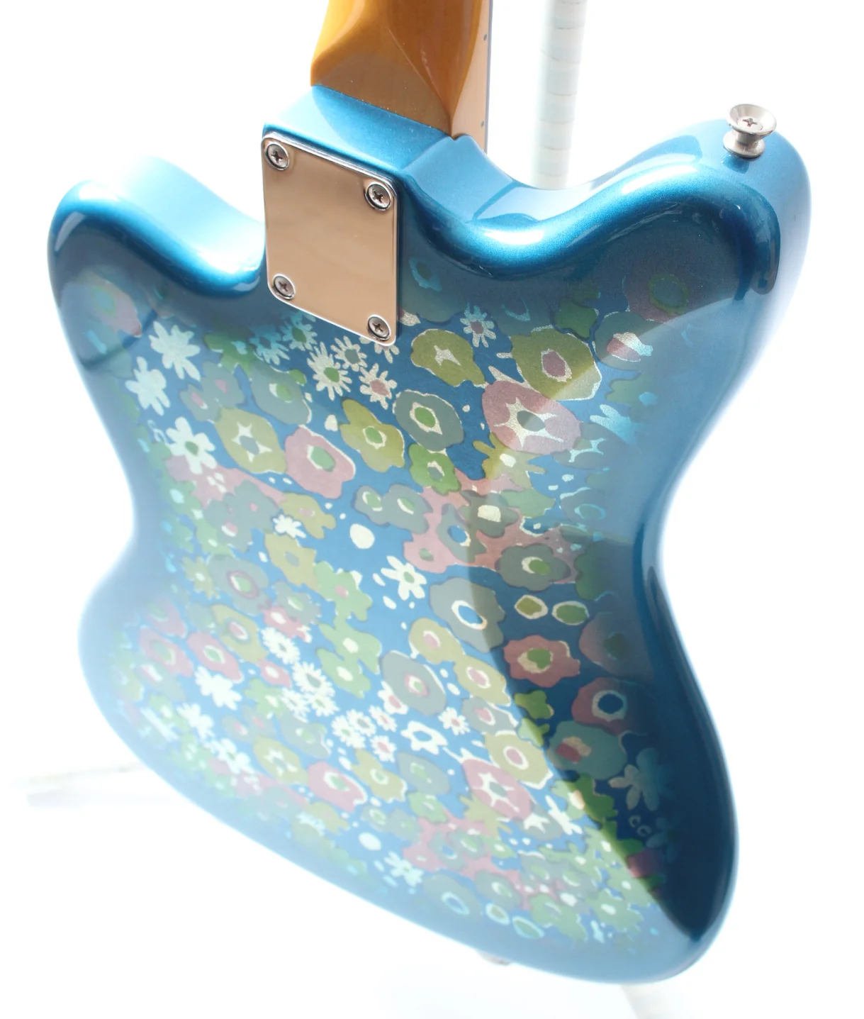 2018 Fender Jazzmaster Traditional 60s blue flower - Image 8