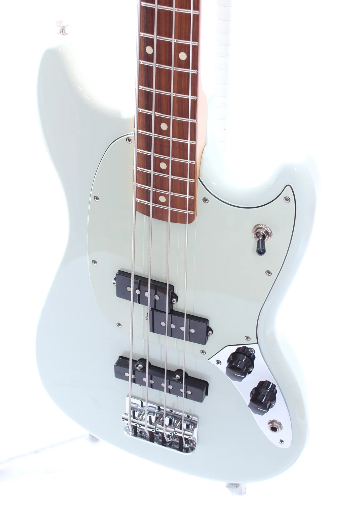 2018 Fender Mustang Bass PJ sonic blue - Image 3