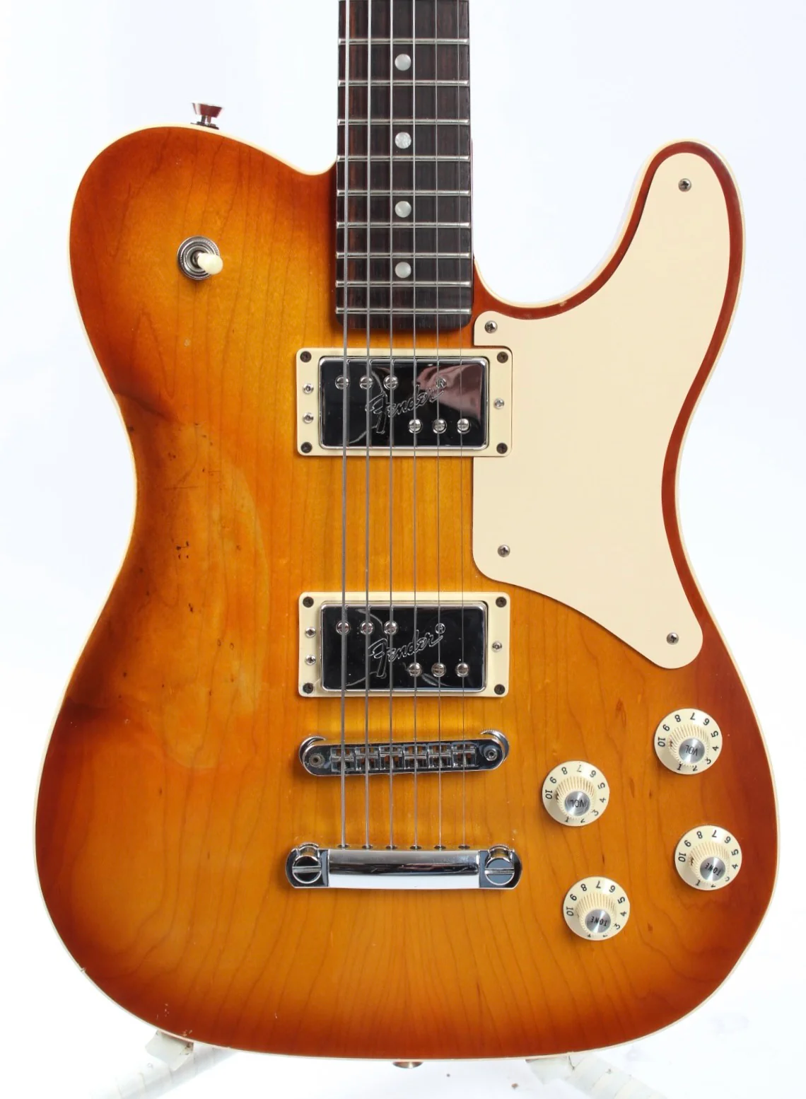 2018 Fender Telecaster Deluxe Parallel Universe Troublemaker ice tea burst - Image 2