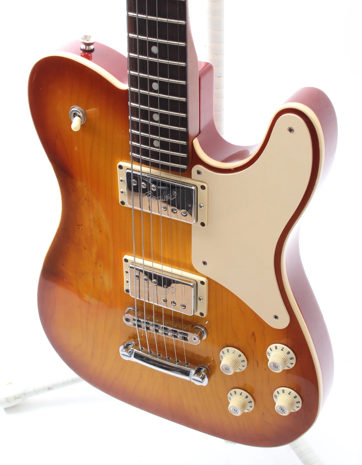 2018 Fender Telecaster Deluxe Parallel Universe Troublemaker ice tea burst - Image 3