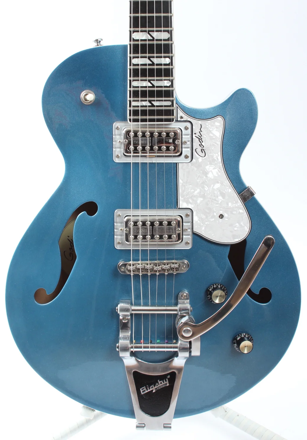 2018 Godin Montreal Premiere LTD imperial blue - Image 2