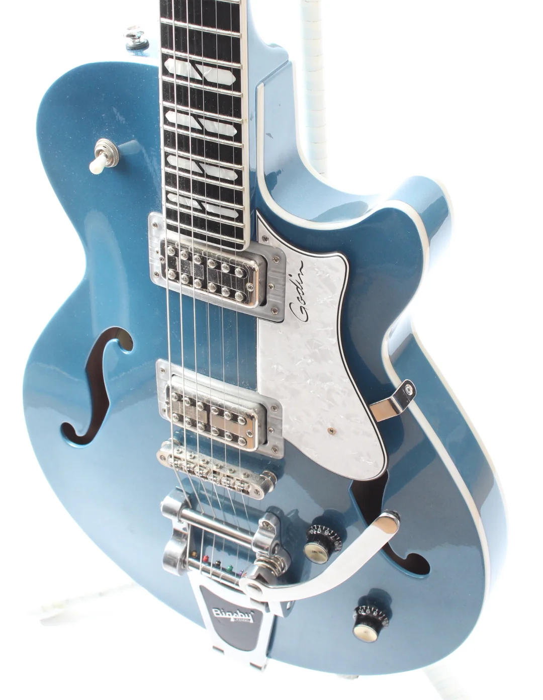 2018 Godin Montreal Premiere LTD imperial blue - Image 3