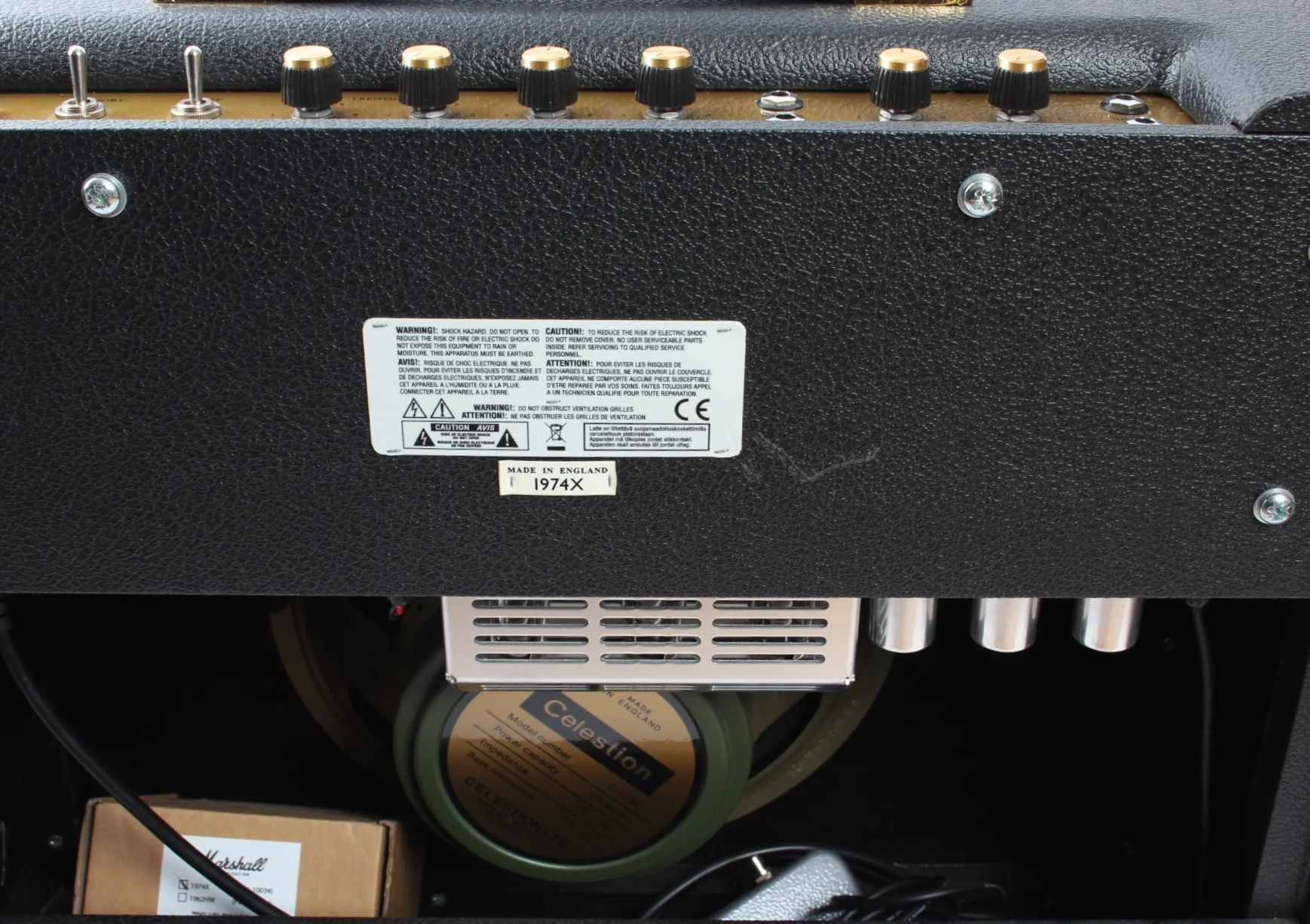 2018 Marshall 1974x Handwired 18w 1x12" combo - Image 7