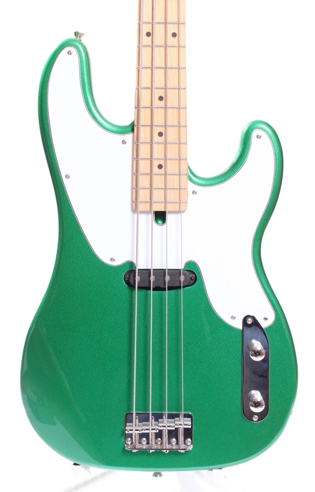 2019 Bacchus Telecaster Bass metallic green - Image 2