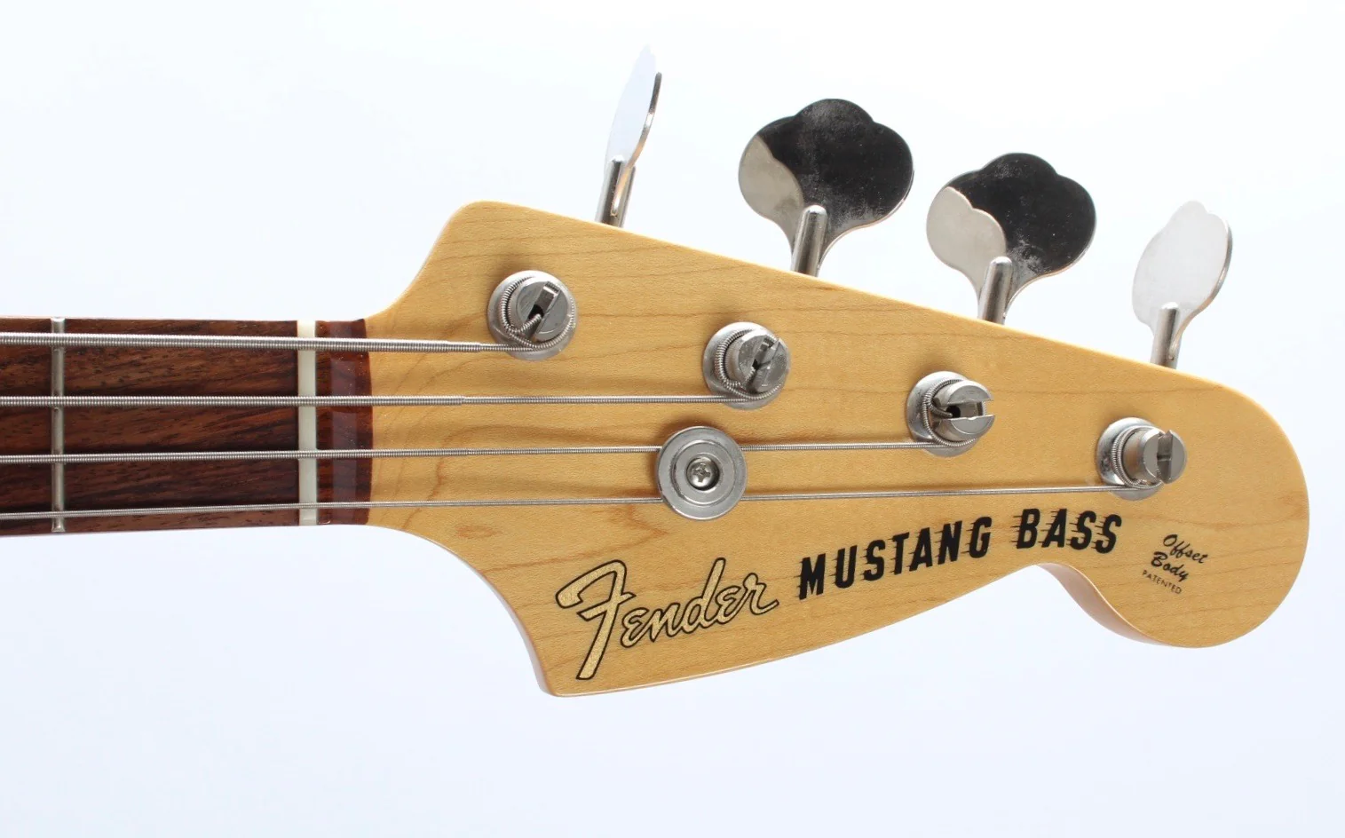 2019 Fender Mustang Bass Hybrid PJ vintage white - Image 5