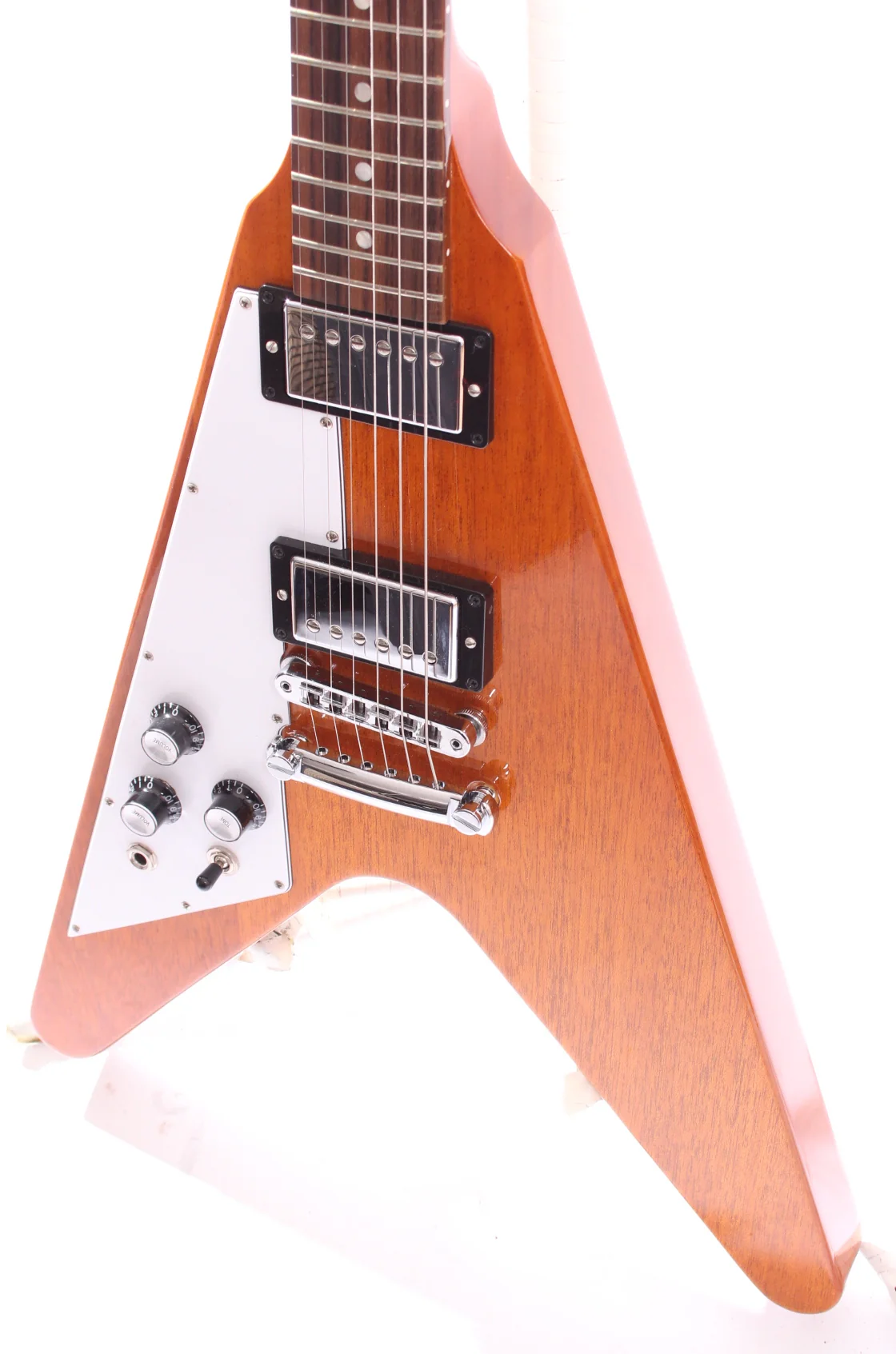 2019 Gibson Flying V lefty antique natural - Image 3