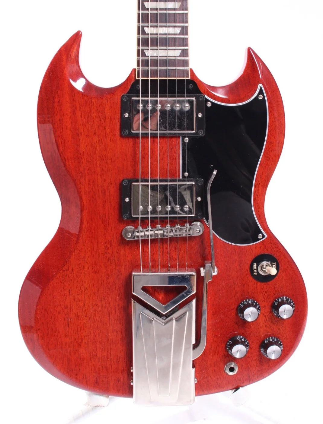 2019 Gibson SG Standard 61 Sideways Vibrola cherry red - Image 2