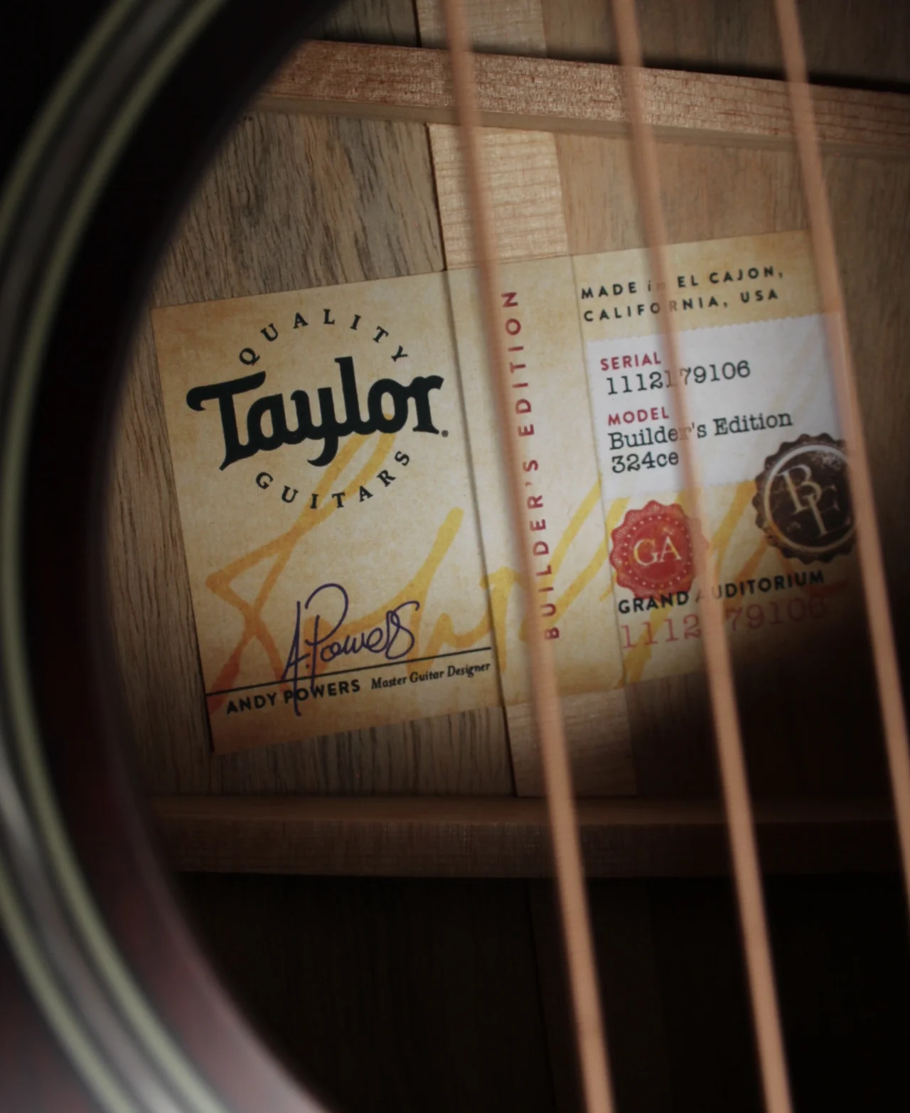 2019 Taylor 324ce Builder's Edition tobacco kona burst - Image 11