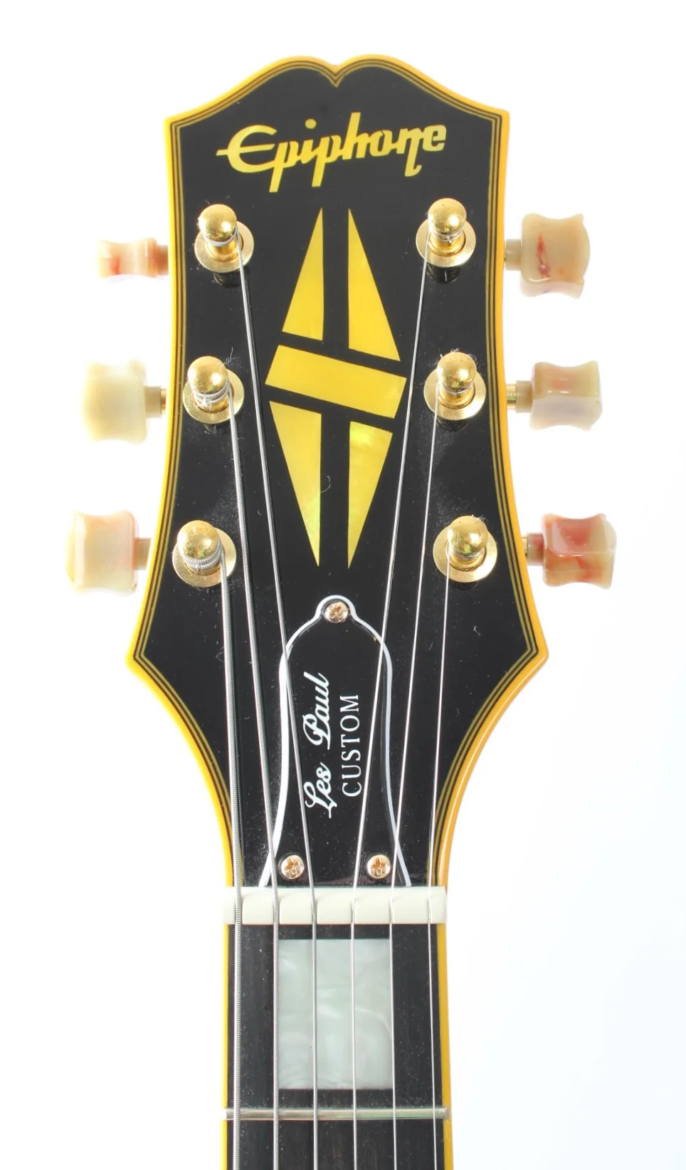 2020 Epiphone Joe Bonamassa Black Beauty Les Paul Custom ebony - Image 5
