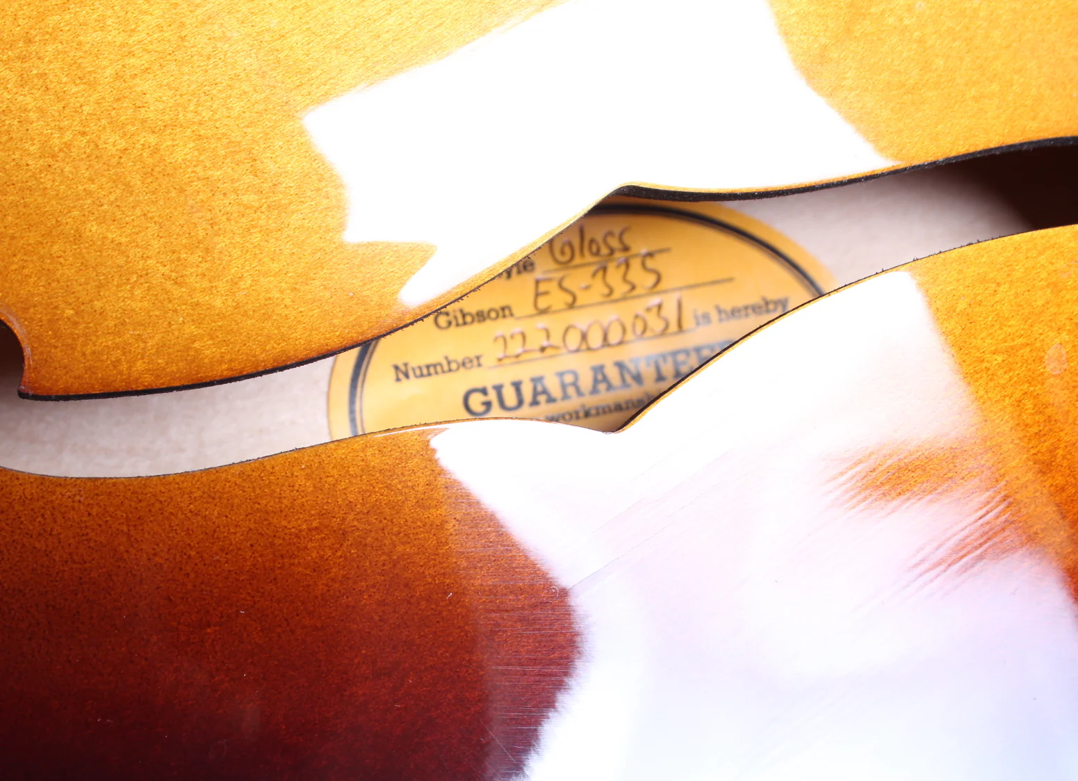 2020 Gibson ES-335 vintage burst - Image 11