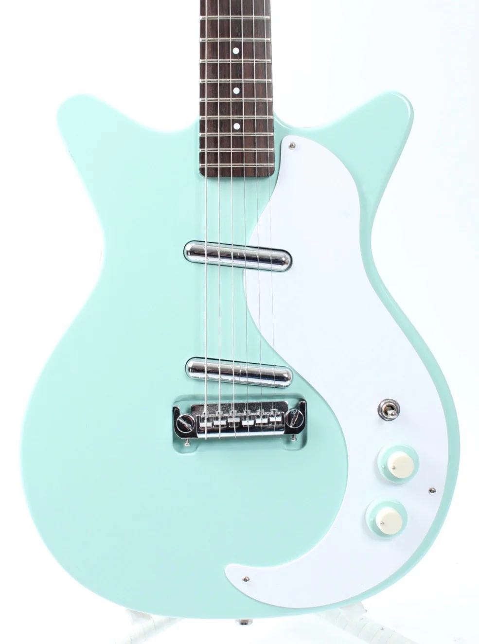 2021 Danelectro ’59 Modified NOS+ seafoam green - Image 2