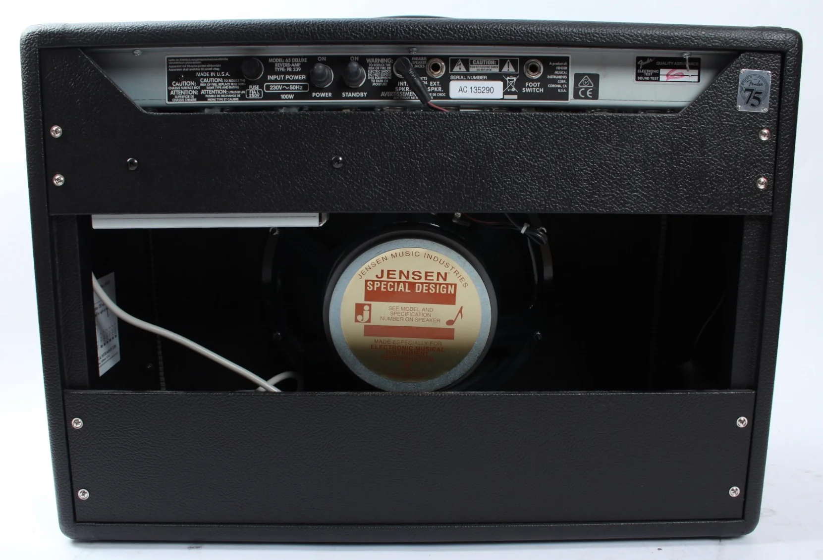 2020s Fender Deluxe Reverb 65 Reissue blackface - Image 7