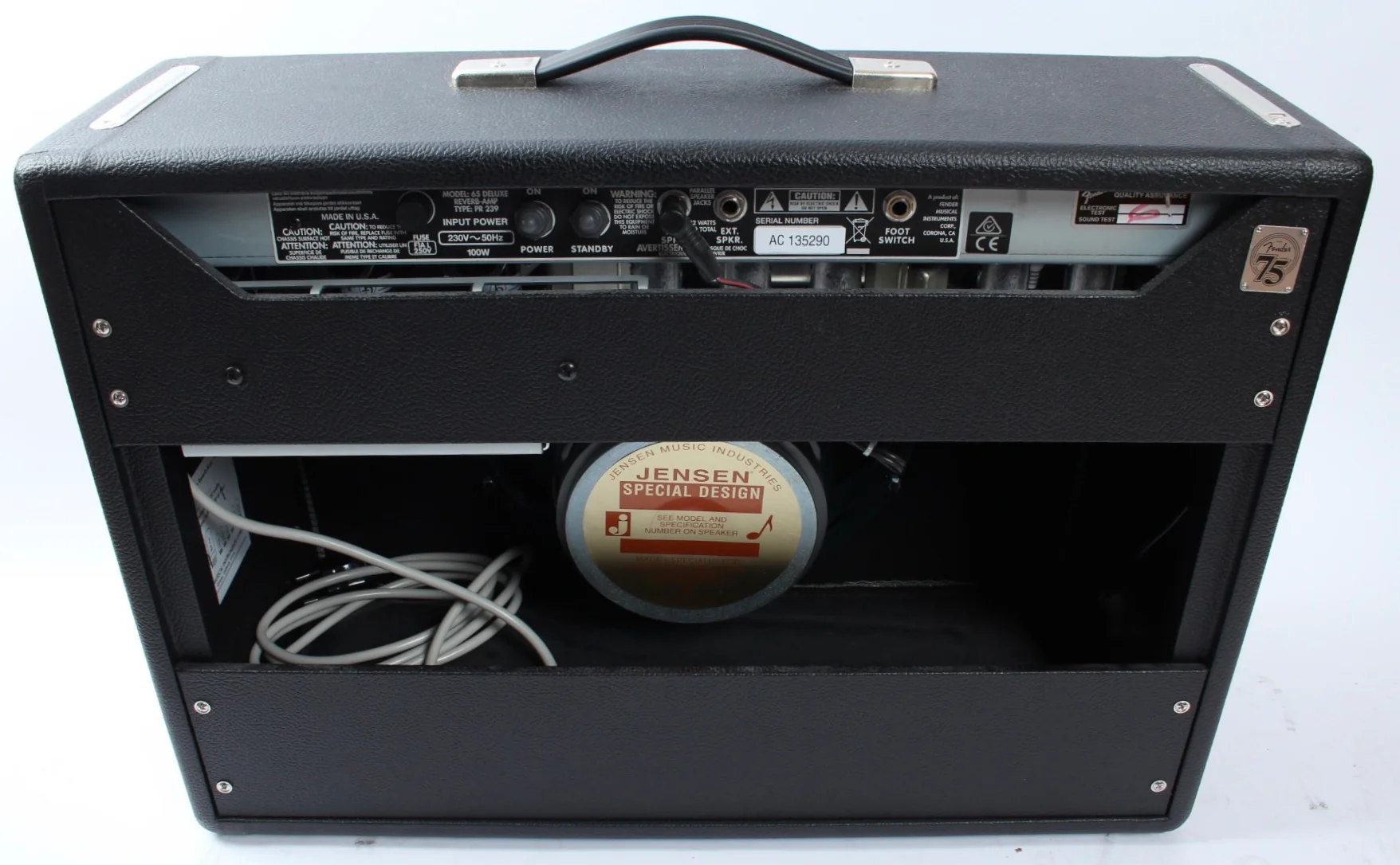 2020s Fender Deluxe Reverb 65 Reissue blackface - Image 8